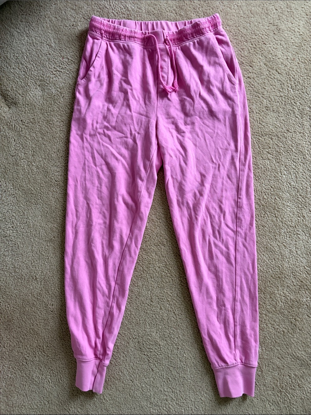aerie woman’s Pink Jogger Sweatpants with Drawstring